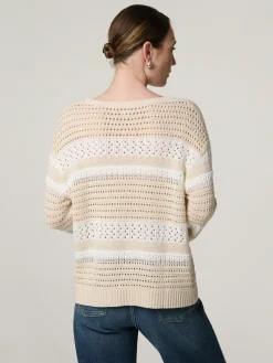 Pullover aus Lochstrick LIZ