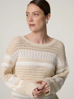 Pullover aus Lochstrick LIZ