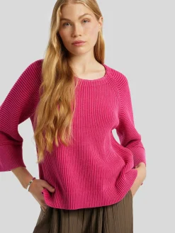 Pullover aus Rippstrick