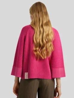 Pullover aus Rippstrick