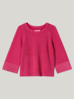 Pullover aus Rippstrick