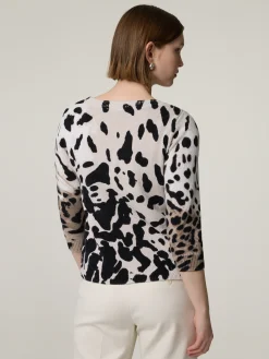 Pullover im Leo-Print