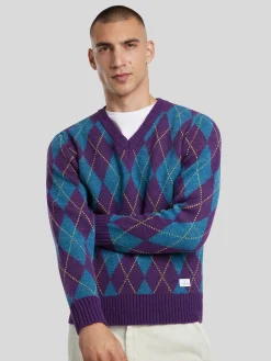 Pullover mit Argyle-Muster