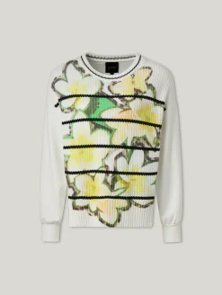 Pullover mit Blumenmotiv