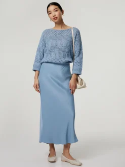 Pullover mit Lochstickerei