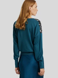 Pullover mit Pailletten