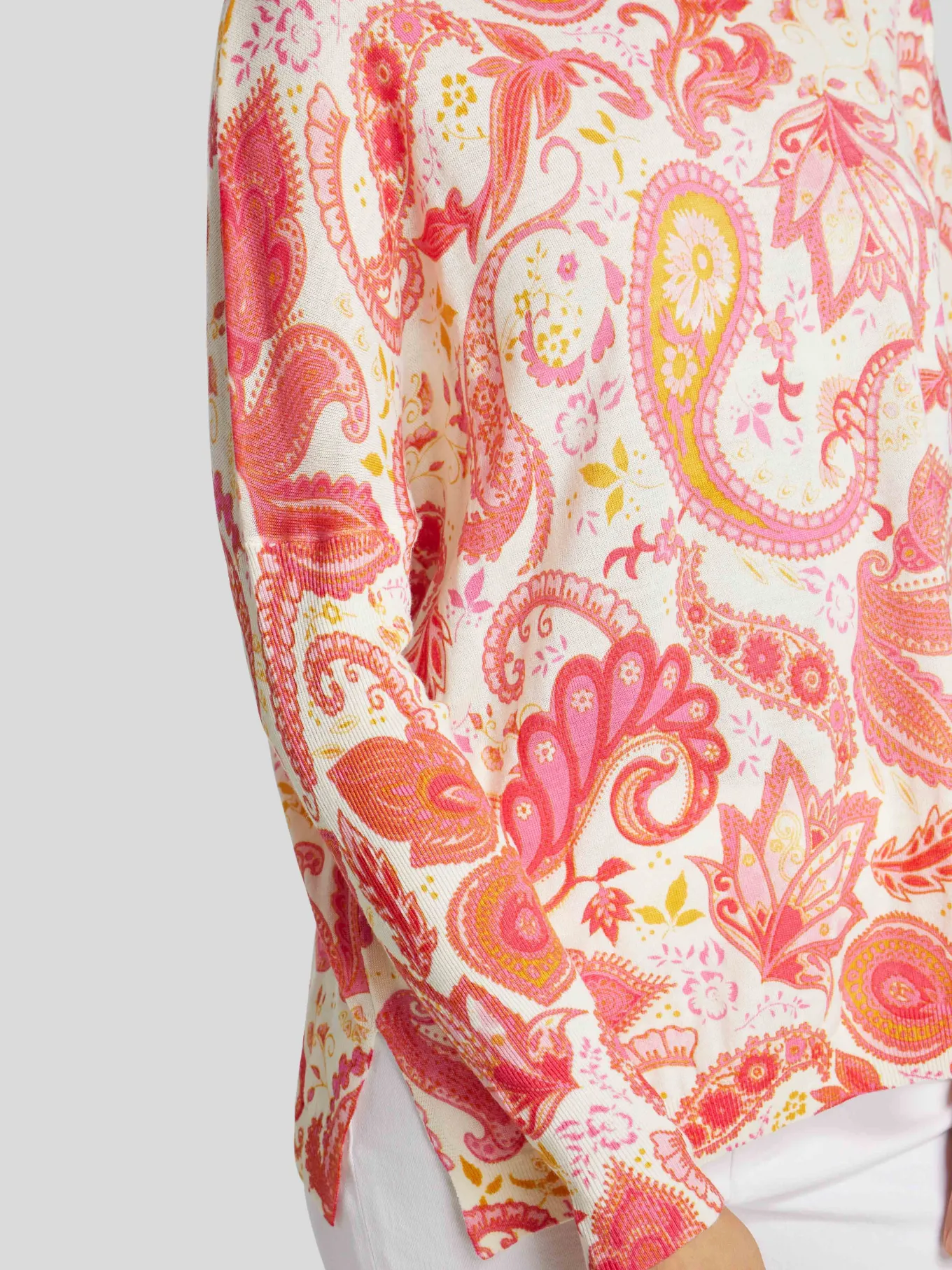 Pullover mit Paisley-Print