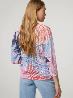 Pullover mit Palmen-Motiv