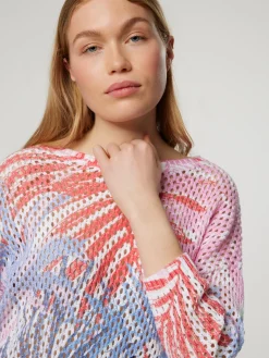 Pullover mit Palmen-Motiv