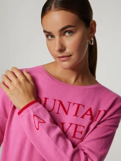 Pullover mit Schriftzug