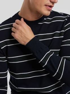 Pullover mit Streifen