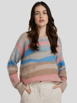 Pullover mit Streifen