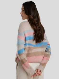 Pullover mit Streifen