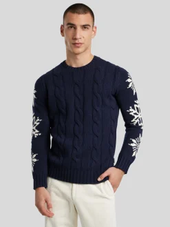 Pullover mit Winter-Print