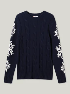 Pullover mit Winter-Print