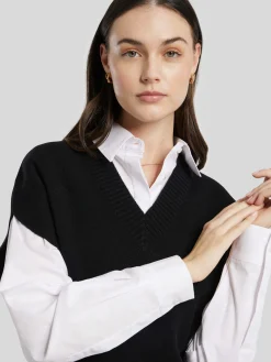 Pullunder aus Wolle und Kaschmir