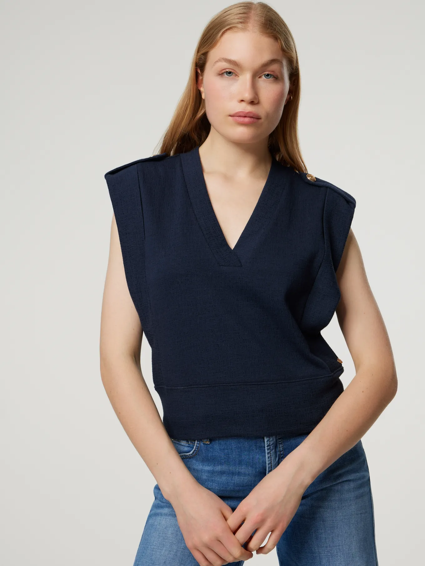 Pullunder mit Baumwolle