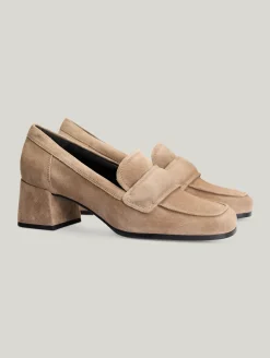 Pumps aus Veloursleder