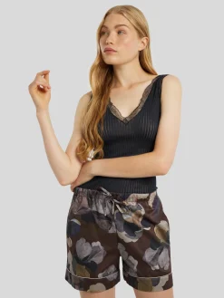 Pyjamashorts mit Print