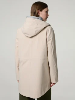 Regenmantel mit Blende