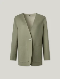 Reversibler Cardigan aus Wolle