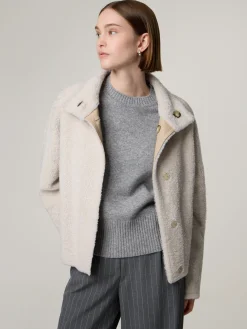 Reversibler Lammfelljacke