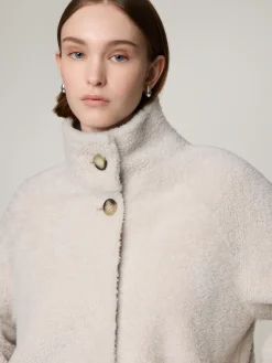 Reversibler Lammfelljacke