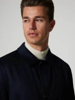 Reversibler Mantel aus Kaschmir