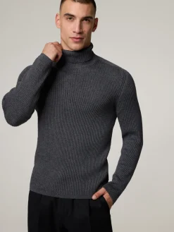 Rollkragenpullover aus Baumwolle