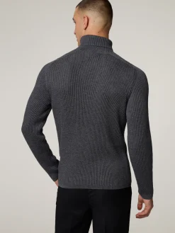 Rollkragenpullover aus Baumwolle