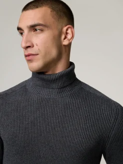 Rollkragenpullover aus Baumwolle