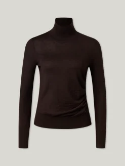 Rollkragenpullover aus Merinowolle