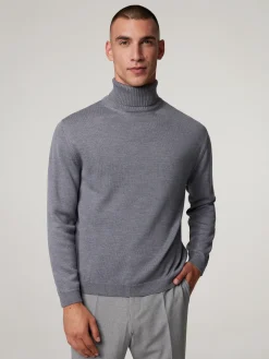 Rollkragenpullover aus Merino