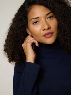 Rollkragenpullover aus Merinowolle