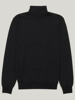 Rollkragenpullover aus Schurwolle