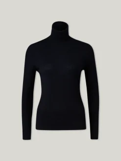 Rollkragenpullover aus Wolle