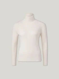 Rollkragenpullover aus Wolle