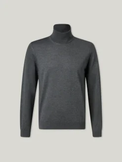 Rollkragenpullover im Slim Fit