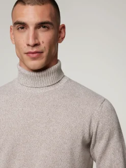 Rollkragenpullover mit Merino