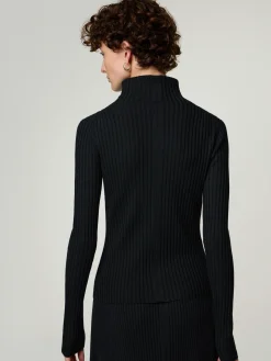 Rollkragenpullover mit Merino