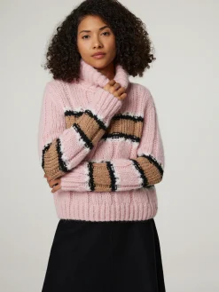 Rollkragenpullover mit Mohair