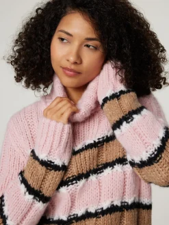 Rollkragenpullover mit Mohair