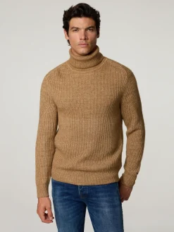 Rollkragenpullover mit Wolle