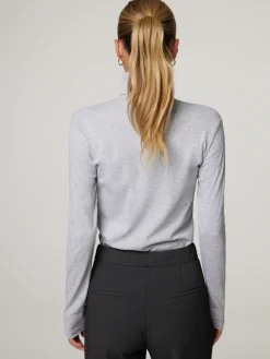 Rollkragenshirt aus Baumwolle