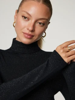 Rollkragenshirt mit Merinowolle