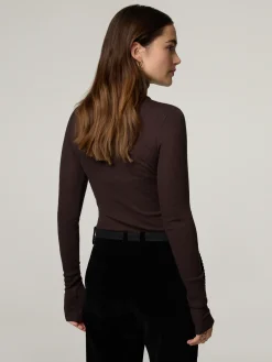 Rollkragenshirt mit Wolle