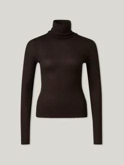 Rollkragenshirt mit Wolle