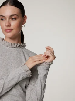 Rüschenshirt aus Bio-Baumwolle