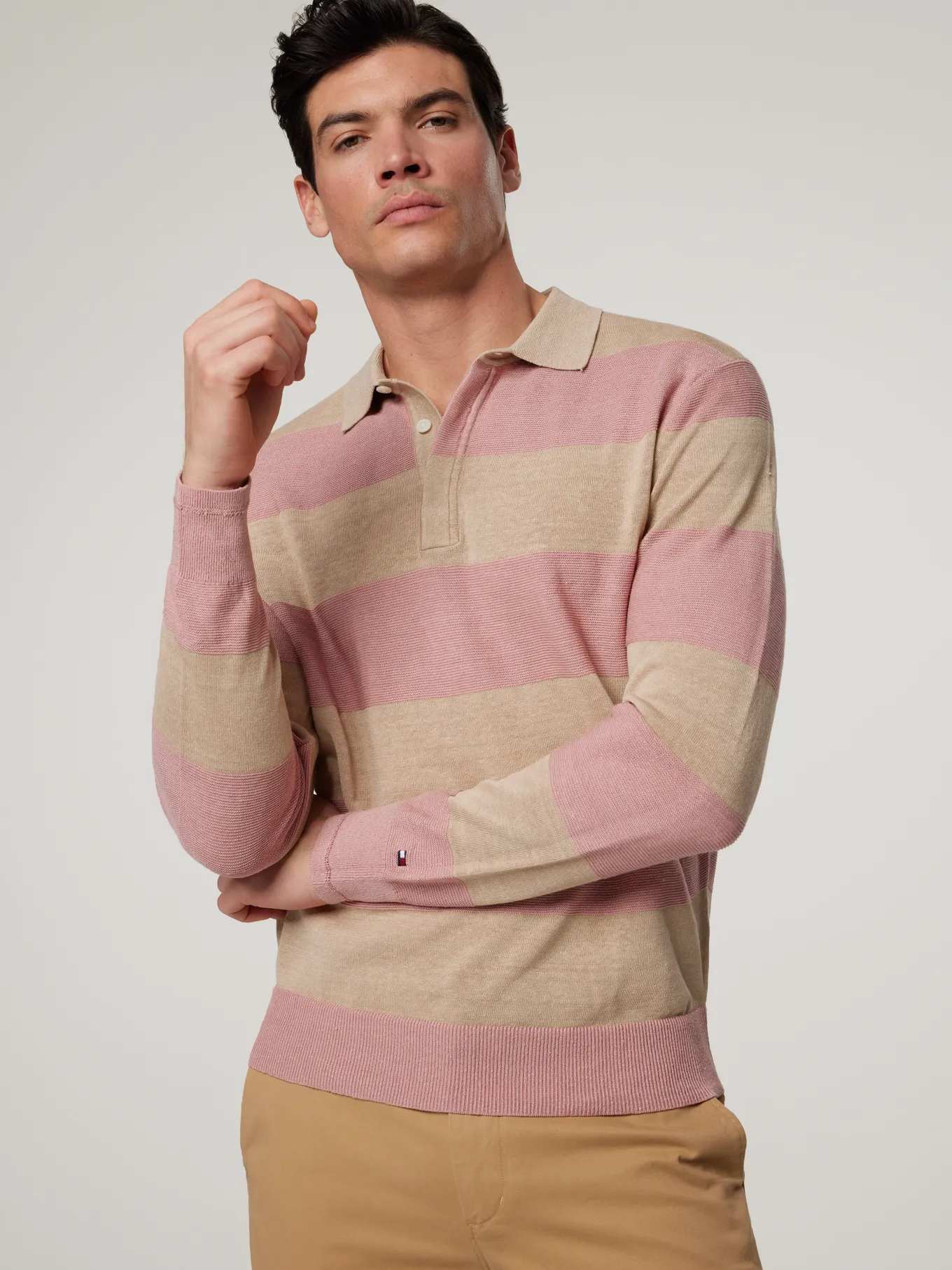 Rugbyshirt mit Leinen