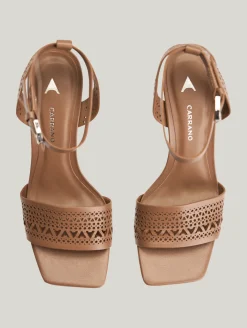 Sandalette aus Lochleder